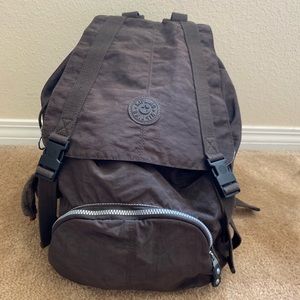 Kipling drawstring brown backpack